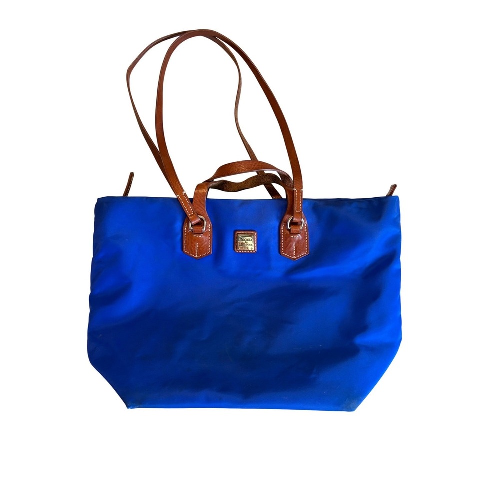Dooney & Bourke Windham Large Nylon Leighton Tote Bag Cobalt Blue